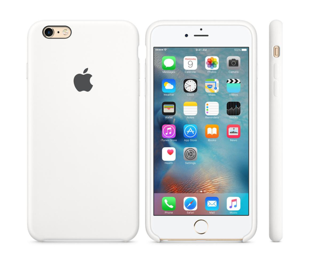 Apple iPhone 6s Plus Silicone Case biały - 259484 - zdjęcie 3